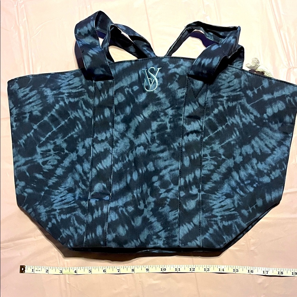 Victoria's Secret Navy Tie-Dye Tote